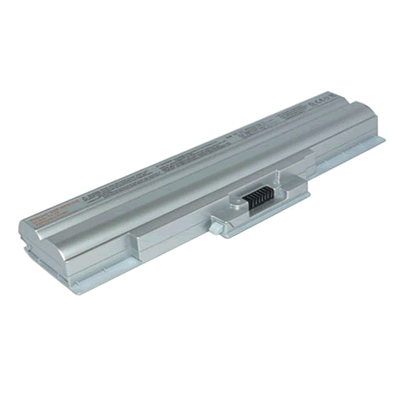 Silver 5200mAh Replacement Laptop Battery for Sony VGP-BPS13/S VGP-BPS13A/S