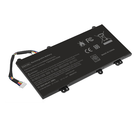 11.55V 41.5Wh Replacement Battery for HP TPN-I126 HSTNN-LB7E HSTNN-LB7F 849048-421