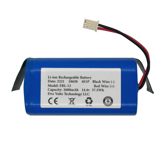 14.4V 2600mAh Replacement Battery for Shark Ion RV850C RV850WV RV850BRN RV851WV RV871 RV871C