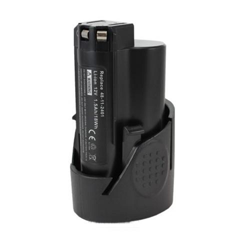 1500mAh Replacement Tool battery for Milwaukee 48-11-2401 C12 B 2207-20 2207-21 2238-20 2238-21