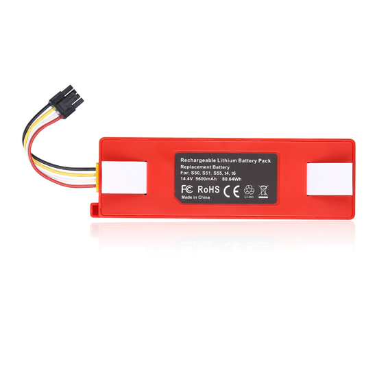 14.4V Replacement BRR-2P4S-5200S Battery for Xiaomi Roborock S50 S51 S52 S55 S4/S5/S6