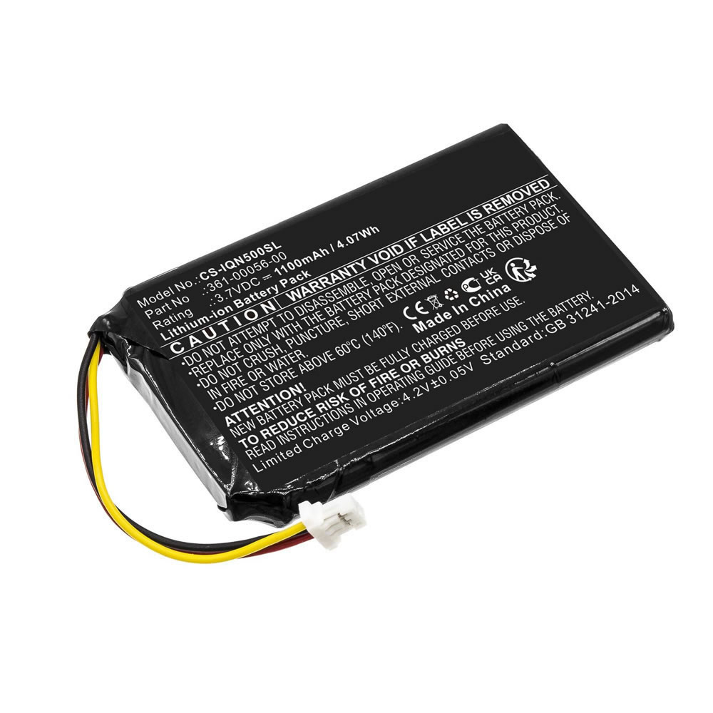 (image for) Replacement 3.70V 1100mAh Battery for Garmin 361-00056-00 Nuvi 30 50 50LM 55LM 55LMT