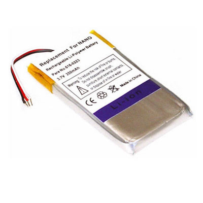 3.7V 350mAh Replacement Battery for Apple MA004LL/A MA099LL/A MA005LL/A MA107LL/A