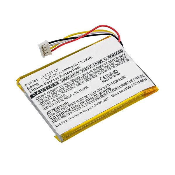 (image for) Replacement L0721-LF Battery for JBL Clip 3 JBLCLIP3BCAMOAM JBLCLIP3BLUAM JBLCLIP3GRYAM Bluetooth Wireless Speaker 3.7V 1000mAh
