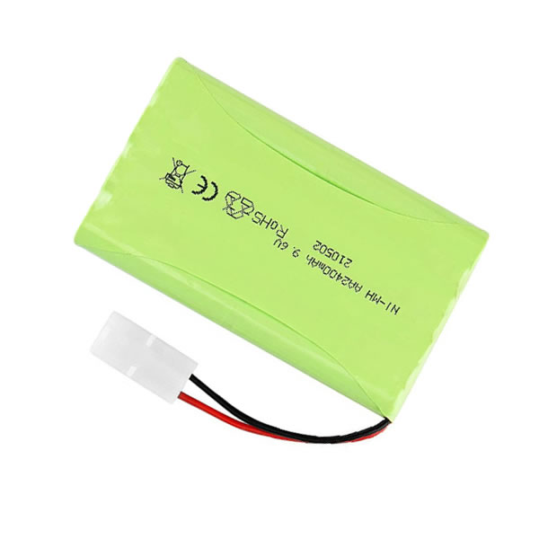 (image for) Replacement Ni-MH Rechargeable Battery Pack KET 2P Connector Plug for RC Car Truck 9.6V 2400mAh