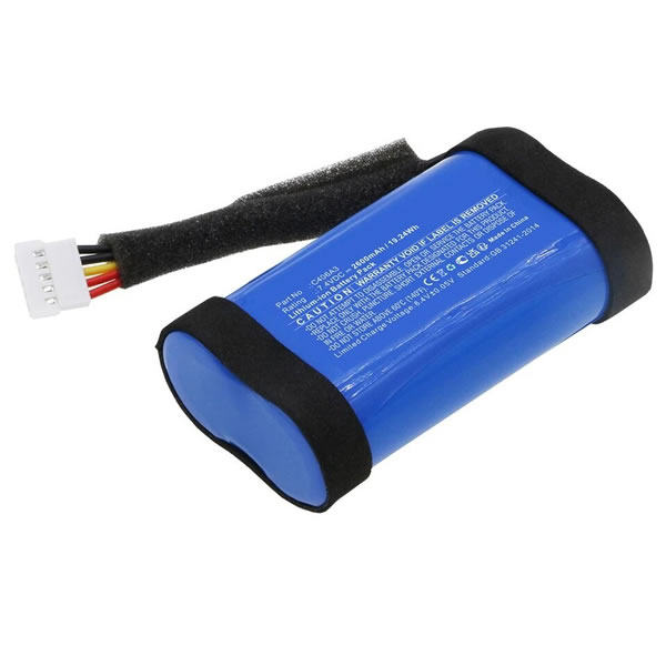 (image for) Replacement C406A3 C406A3-1 Battery for Marshall Stockwell II 1005544 1001899 Speaker 7.4V 2600mAh