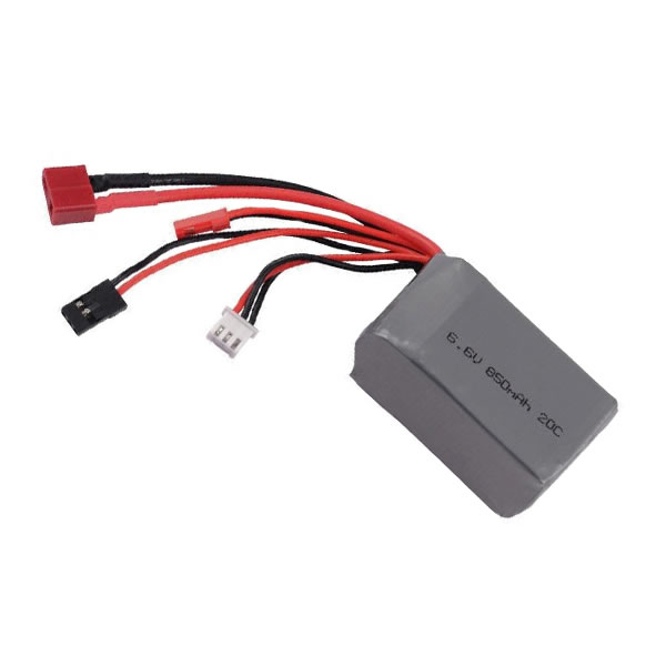 (image for) Replacement 2S 6.6V 850mAh 20C LiFePO4 Receiver Battery for Rc Drone Boat Remote Control Car Transmitter