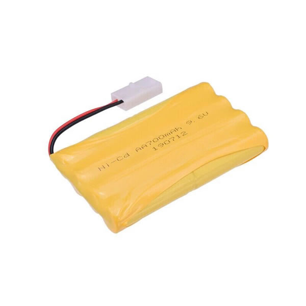 (image for) Replacement 9.6V 700mAh Ni-Cd AA Rechargeable Battery for RC Car KET-2P Plug
