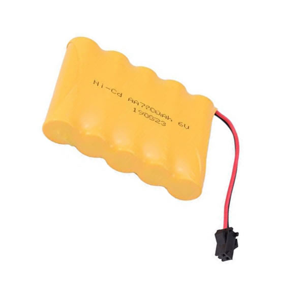 (image for) Replacement 6.0V 700mAh Ni-Cd AA Rechargeable Battery Pack for RC Car Toys SM-2P Plug