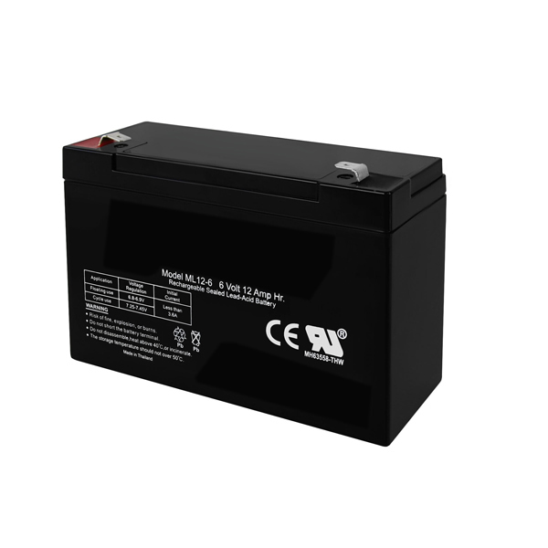 6V Replacement ML12-6F2 SLA Battery for F2 Terminal Rechargeable SLA AGM Battery 12Ah