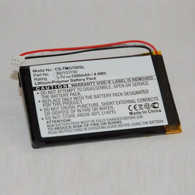 Replacement GPS Battery for TomTom Go 7000 Go 7000 HD CS-TMG700SL 360103150