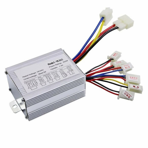(image for) Replacement E-Bike 24V 350W Brush Motor Speed Controller For E300 ATV Razor Go kart Scooter