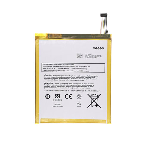 3.7V Replacement ST10 58-000119 26S1008 SR87MC Battery for Amazon Kindle Fire HD 10 5th Gen SR87CV