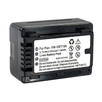 2150mAh Replacement VW-VBT190 Battery for Panasonic HC-V110 V130 V160 V180 V201 V210 V230M V250
