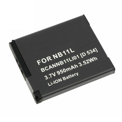 3.70V 950mAh Replacement battery for Canon NB-11L/SX400 IS/SX410 IS/SX420 IS