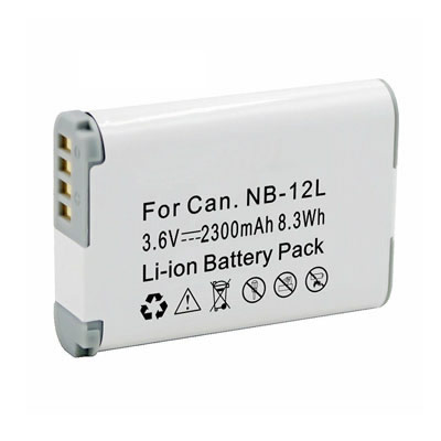 3.60V 2300mAh Replacement battery for Canon NB-12L/NB-12LH/PowerShot G1 X Mark II/N100