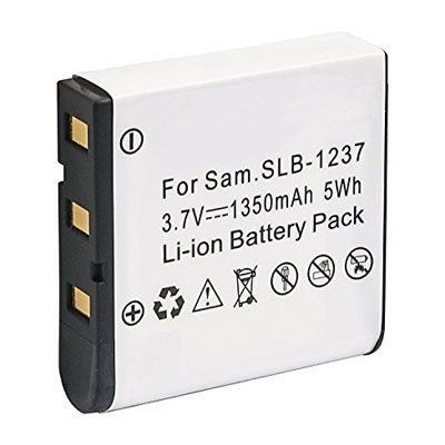 3.70V 1350mAh Replacement SLB-1237 battery for Samsung Digimax L55 L55W L85