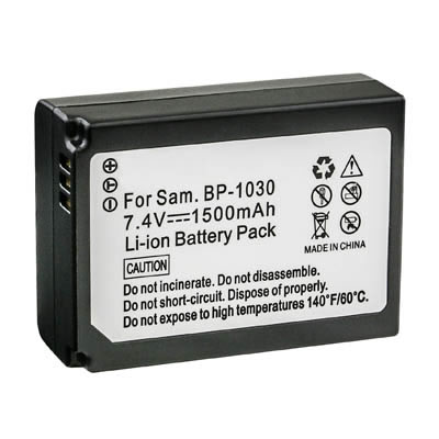 7.40V 1500mAh Replacement BP1030 BP1030B battery for Samsung NX1000, NX200