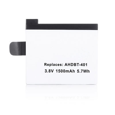 3.8V 1500mAh Replacement Camera battery for GoPro AHDBT401 AHDBT-401 HERO4