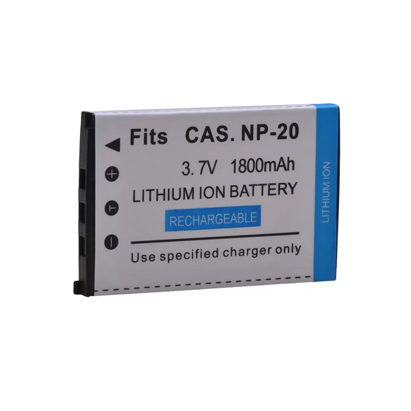 Replacement battery for Casio NP-20 NP-20DBA Exilim Card EX-S880 EX-S880BK EX-S880RD EX-Z75 EX-Z75 - Click Image to Close