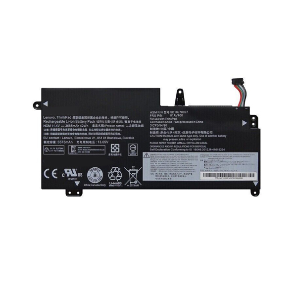 Replacement Battery for Lenovo SB10K97594 SB10J78997 SB10J78998 3ICP5/54/90 ThinkPad S2 Thinkpad 13