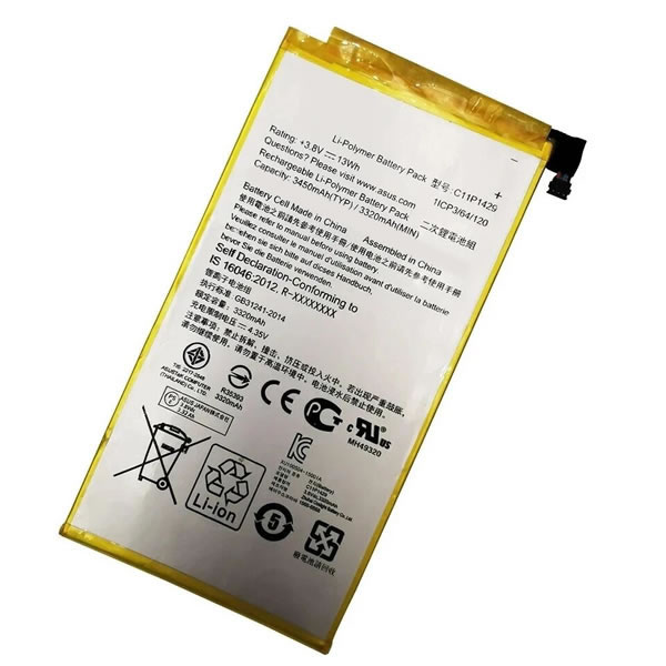 (image for) Replacement C11P1429 Battery for Asus ZenPad C 7.0 Z170 Z710C P01Z Z170CG Z170MG 3.8V 3320mAh