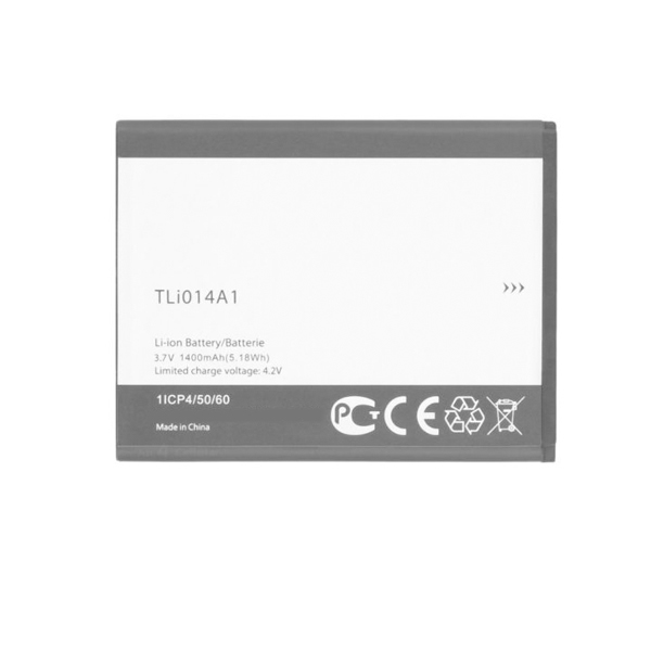 Replacement TLi014A1 battery for Alcatel OT-4012 Fire OT-4005 Glory 2T A462C Pixi Eclipse 3.7V