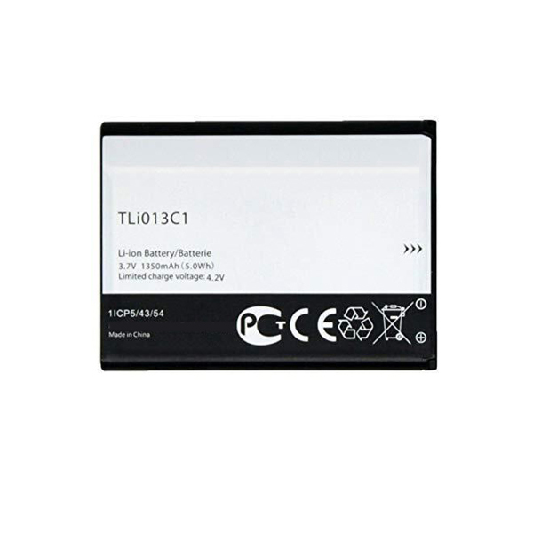 Replacement TLI013C1 battery for Alcatel One Touch Go Flip SMART FLIP 4052R 4052C 4052W 3.7V 1350mA