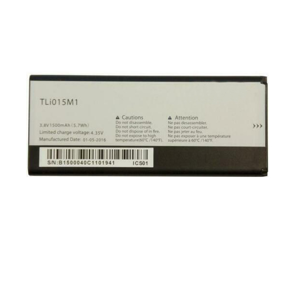 Replacement TLI015M1 battery for Alcatel OneTouch 4034A 4034G 4034X 4034M 4034D 4034E 4034F 4034N