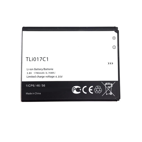 Replacement TLi017C1 battery for Alcatel One Touch OT-5027B DAWN OT-4060O STREAK OT-4060A IDEAL 3.7V