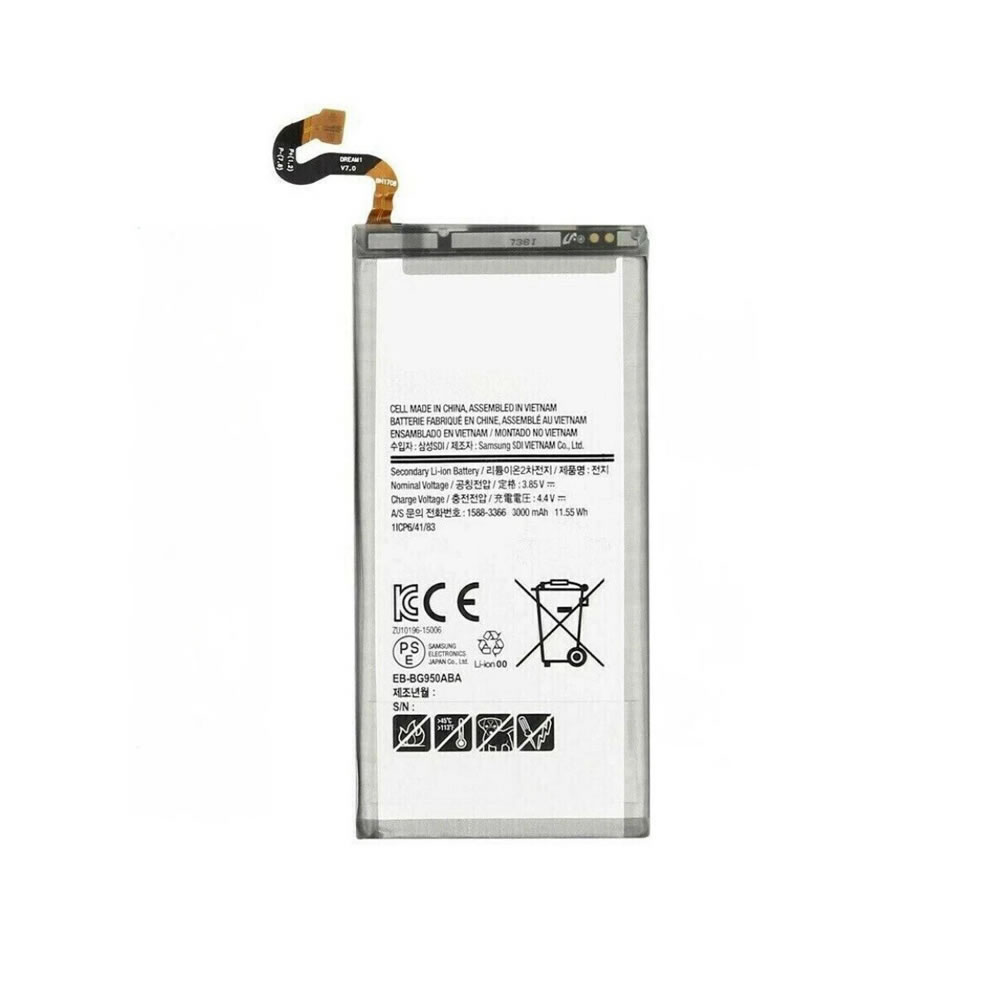(image for) 3000mAh Replacement Li-ion Battery for Samsung EB-BG950ABA EB-BG950ABE Galaxy S8 G950W G950U