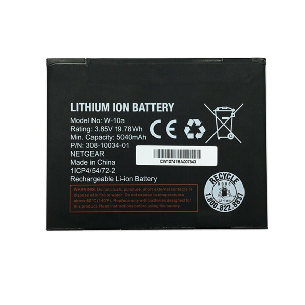 3.85V Replacement Battery For Netgear W10 W-10A 308-10034-01 NightHawk Router Modem M1 MR1100