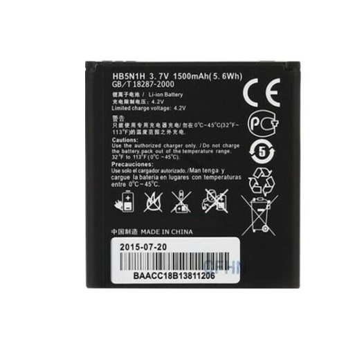 1500mAh 3.7V Replacement Battery For Huawei HB5N1 ASCEND G300 G302D G305T G330C C8812