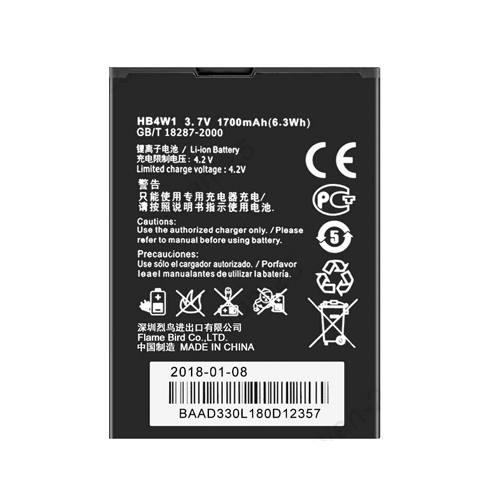 1700mAh 3.7V Replacement Battery For Huawei HB4W1 Ascend G535 2014 0 Cycle Count Tools