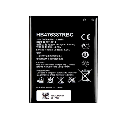 3000mAh 3.8V Replacement Battery For Huawei HB476387RBC Honor 3X Pro 3X Ascend G750 B199
