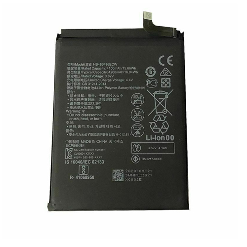 3.82V Replacement Battery For Huawei HB486486ECW P30 Pro VOG-L04 VOG-L09 VOG-L29 MATE 20 Pro LYA-L09