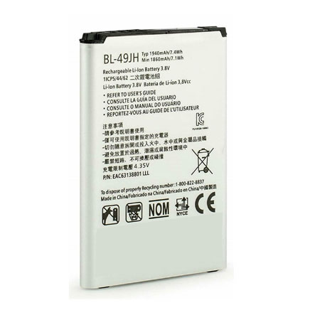 3.8V 1940mAh Replacement BL-49JH Battery for LG K3 LS450 K4 VS425 K120 Spree