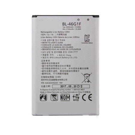3.85V 2800mAh Replacement BL-46G1F Battery for LG K20 Plus K425 K428 K430H
