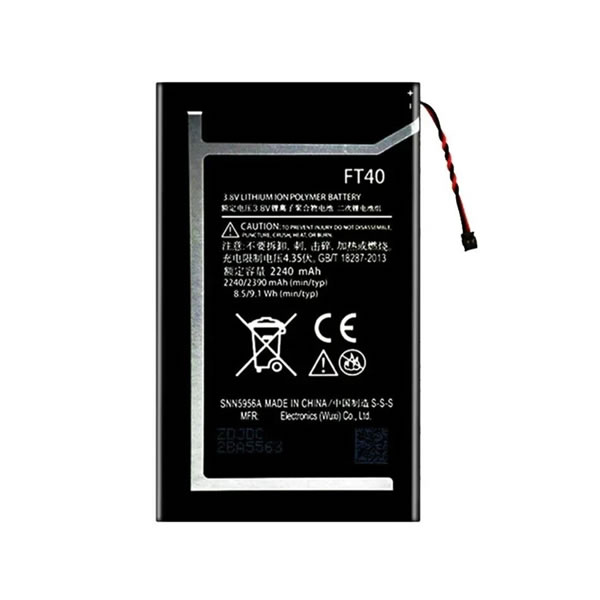 (image for) Replacement FT40 SNN5956A Battery for Motorola Moto E 2nd Gen XT1526 XT1527 XT1528 XT1511 XT1072 XT1077 XT1079 XT1505 3.8V 2240mAh