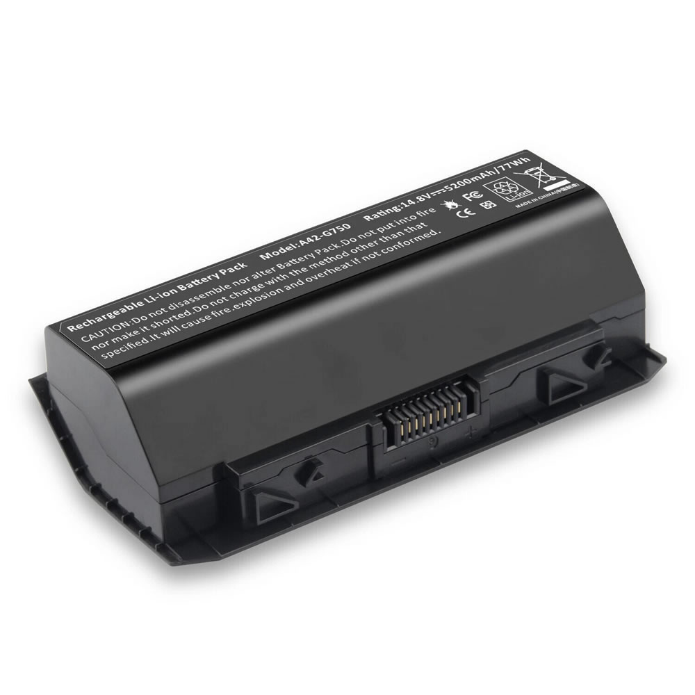 (image for) 14.8V 5200mAh Replacement A42-G750 Battery for Asus G750 G750J G750JH G750JM G750JS G750JW G750JX