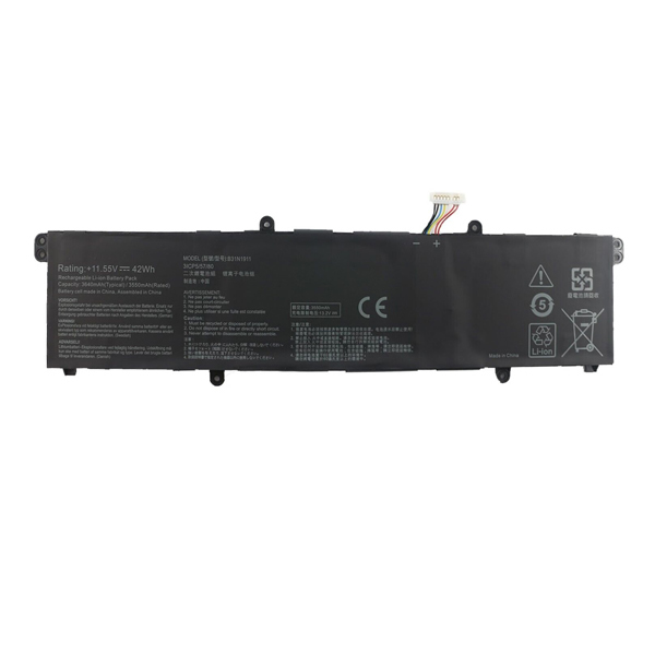 11.55V Replacement Battery for Asus 0B200-03580000 VivoBook Flip 14 F413JA K413EA R413DA Series 42Wh