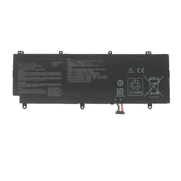 (image for) 15.4V Replacement Battery for Asus 4ICP4/72/75 C41PKC5 ROG Zephyrus S GX531GS GX531GX 50Wh