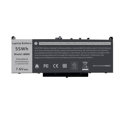 (image for) 55Wh Replacement F1KTM 579TY 07CJRC 451-BBSY Battery for Dell Latitude 7270 7240 14 E7470 Series
