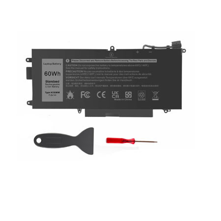 7.6V 60Wh Replacement Battery for Dell 6CYH6 725KY K5XWW Latitude 5289 2-In-1 Series - Click Image to Close