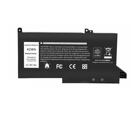 (image for) 11.4V 42Wh Replacement 451-BBZL C27RW PGFX4 Battery for Dell Latitude 12 13 7000 7280 7290 Series
