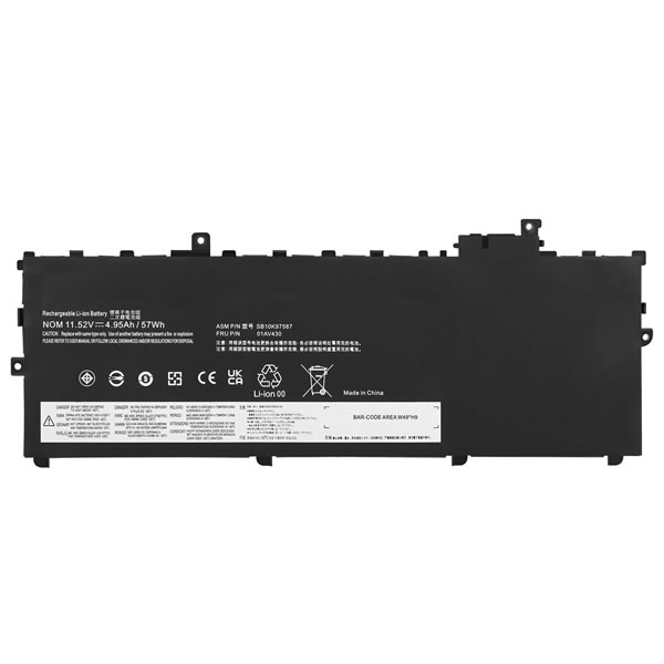 (image for) Replacement 01AV429 01AV430 Battery for Lenovo 01AV431 01AV494 SB10K97586 SB10K97587 SB10K97588 57Wh