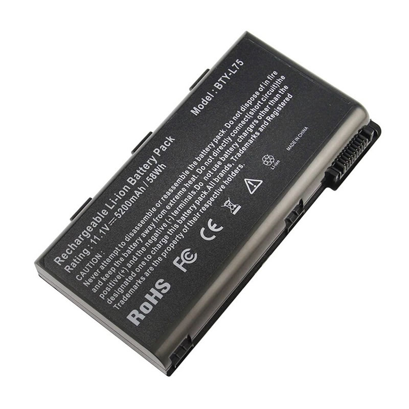 (image for) Replacement BTY-L74 BTY-L75 Battery for MSI A5000 A6000 A6200 A7200 CR600 CR620 cr700 cx630 cx700 cx623 cx500 A7005 Series