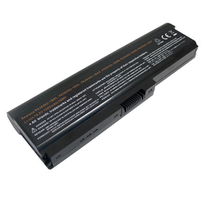 (image for) 6600mAh Replacement Laptop Battery for Toshiba PA3636U-1BAL PA3636U-1BRL PABAS118
