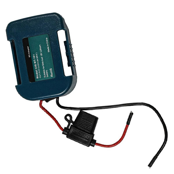 (image for) Replacement Fuse Switch Power Wheel Battery Adapter for Makita 18V Lithium Battery BL1840 BL1850 BL1860