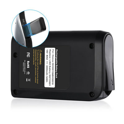 (image for) 18V 302723001 Battery Replacement for Hoover LiNX BH50000 BH50010 BH50015